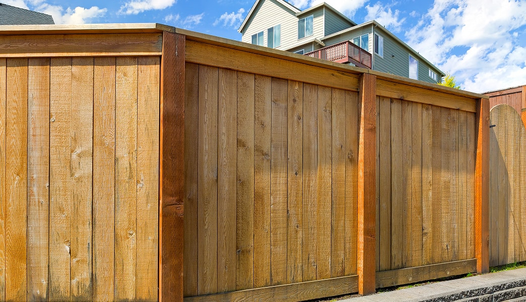 wood fence
